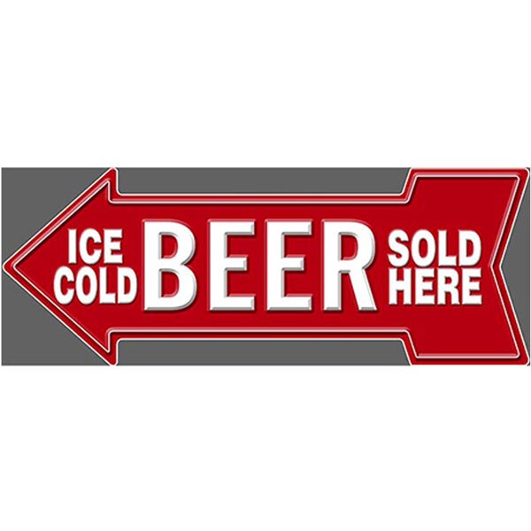 Winston Porter Ice Cold Beer Sold Here On Metal Wayfair